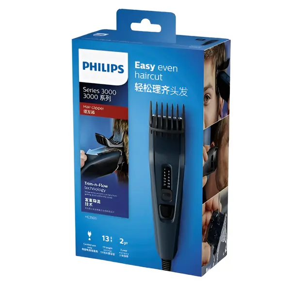 Philips HC3505/15 Stainless Steel Blades Hair Trimmer for Men – View 4